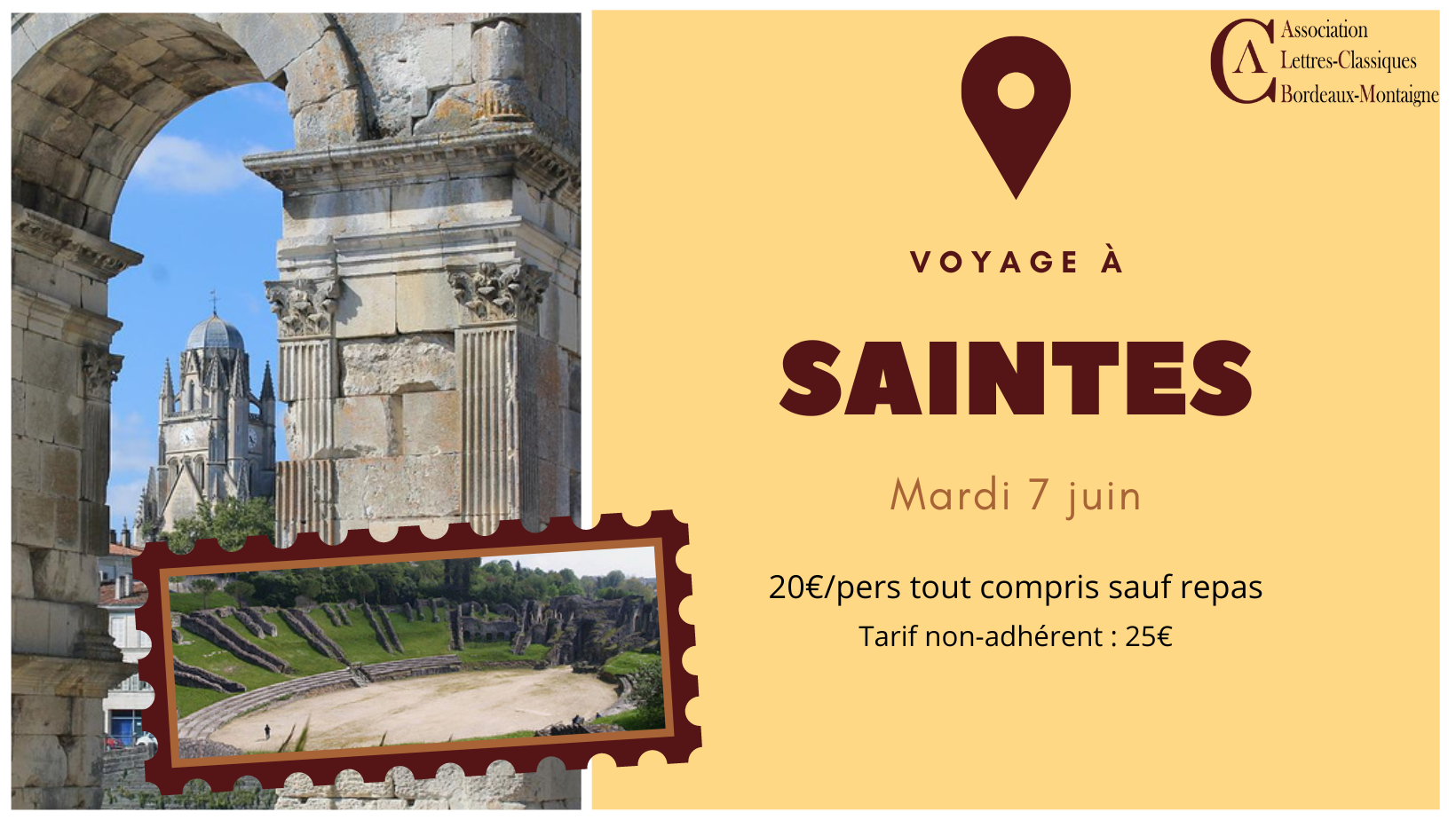 Visuel voyage Saintes